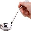 Silver small soup ladle 2-piece set