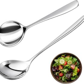 Stainless steel serving ladle 2-piece set