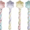 Colorful small ceramic spoon set (4-piece)
