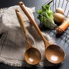 Large wooden spoon 2-piece set