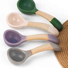 Ceramic soup spoon set (4-piece)