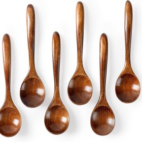 Small wooden spoon 6-piece set